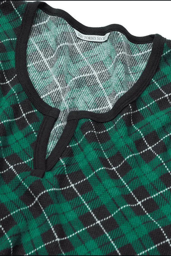 ПІЖАМА ТЕРМО ДОВГА GREEN PLAID Victoria`s Secret