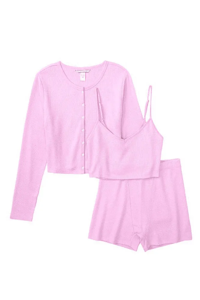 ПІЖАМА ТЕРМО КОРОТКА LILAC RIBBED Victoria`s Secret