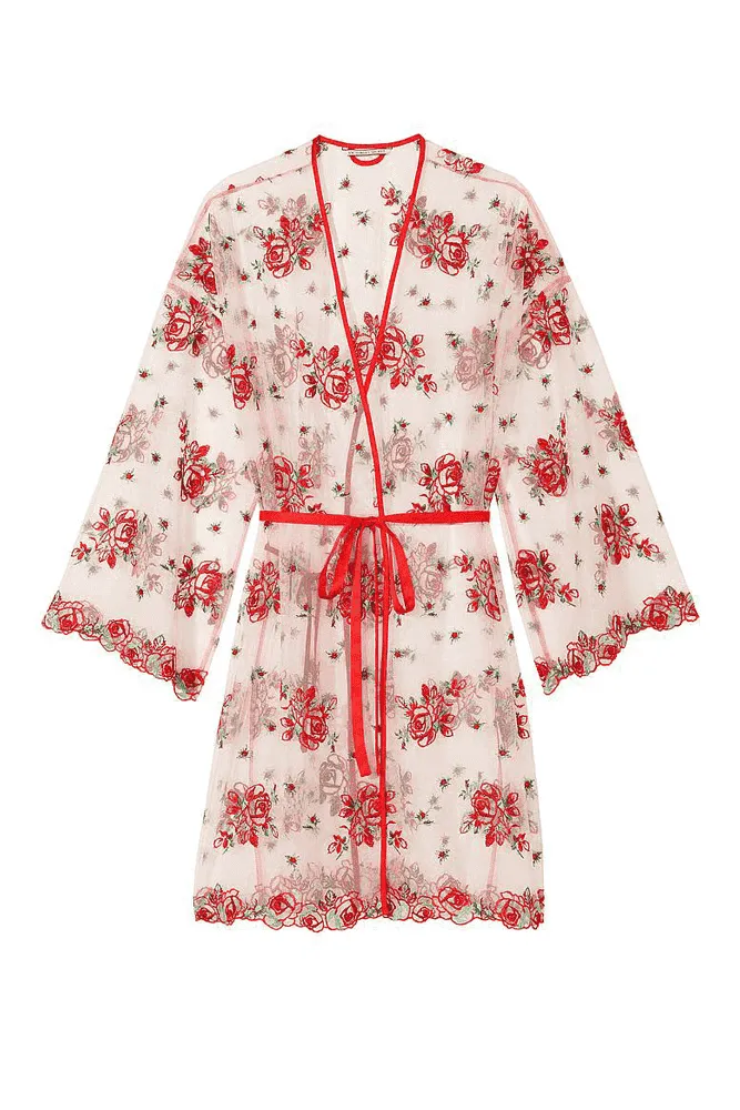 ХАЛАТ МЕРЕЖИВНИЙ FLORAL EMBR Victoria`s Secret