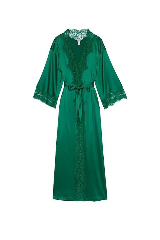 ХАЛАТ САТИНОВИЙ EMERALD LACE Victoria`s Secret