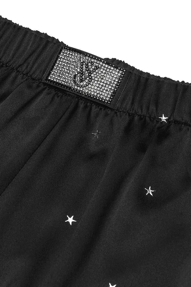 ПІЖАМА САТИН ДОВГА BLACK STARS EMBL Victoria`s Secret