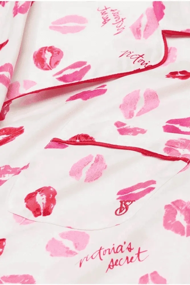 ПІЖАМА САТИН ДОВГА WHITE LIPS Victoria`s Secret