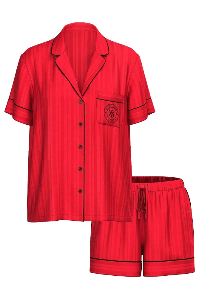 ПІЖАМА САТИН КОРОТКА RED Victoria`s