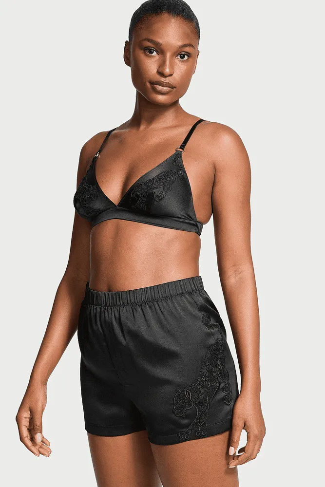 ПІЖАМА САТИН НАБІР BLACK TIGER Victoria`s Secret