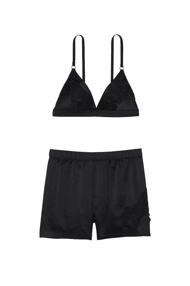 ПІЖАМА САТИН НАБІР BLACK TIGER Victoria`s Secret