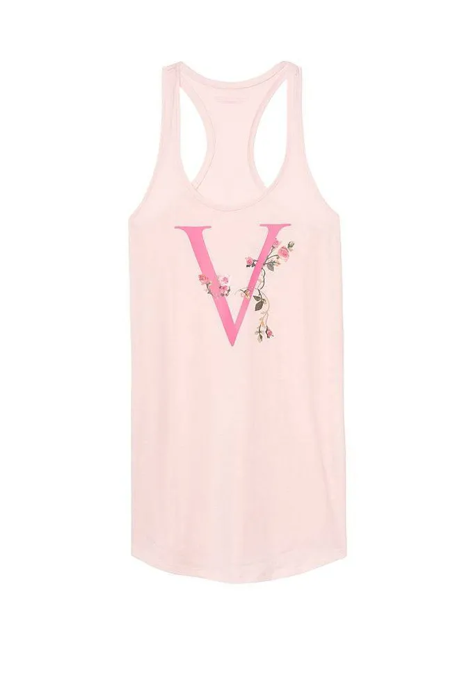 НІЧНА СОРОЧКА PINK FLORAL TANK Victoria`s Secret