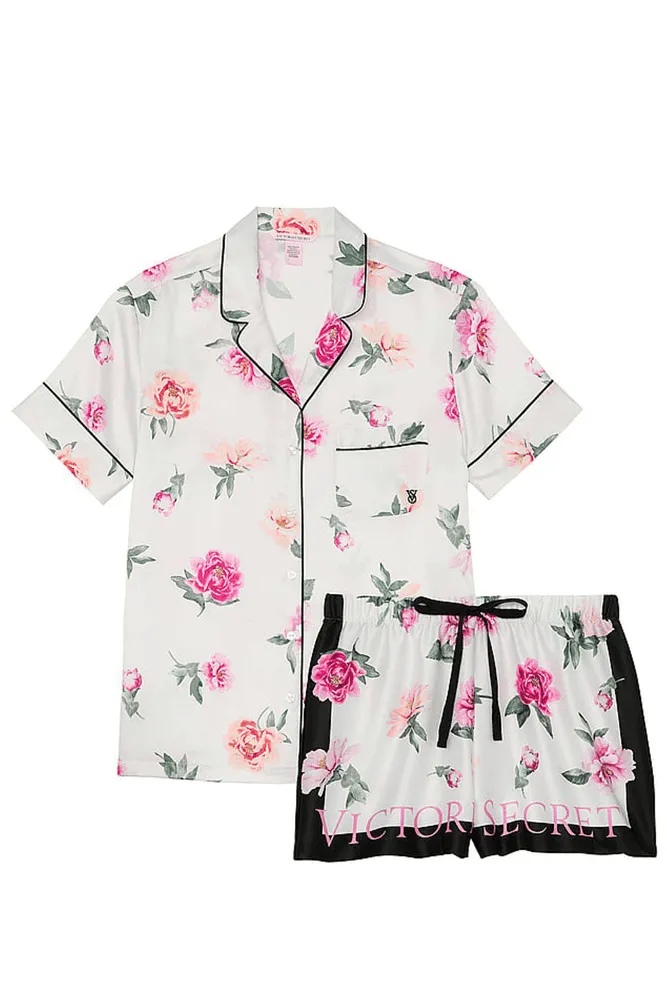 ПІЖАМА САТИН КОРОТКА VIOLET FLORAL VS Victoria`s Secret