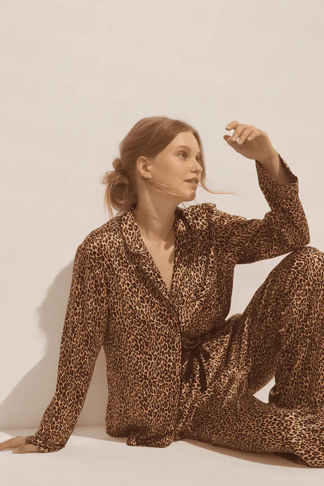 ПІЖАМА САТИН ДОВГА NEW LEO Victoria`s Secret