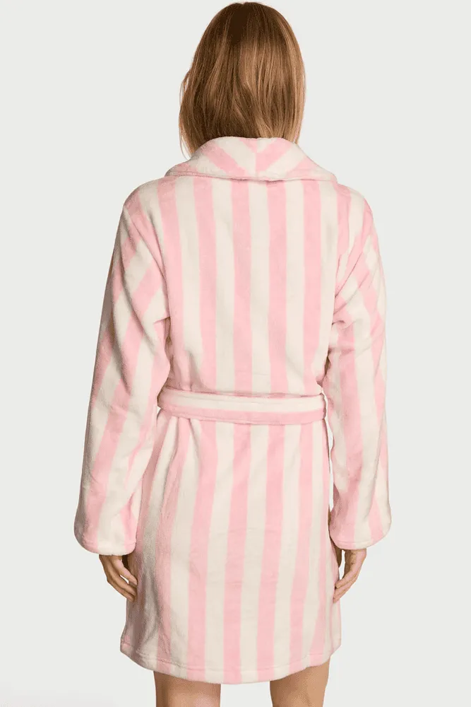 ХАЛАТ ТЕПЛИЙ PINK STRIPE ANGEL Victoria`s Secret