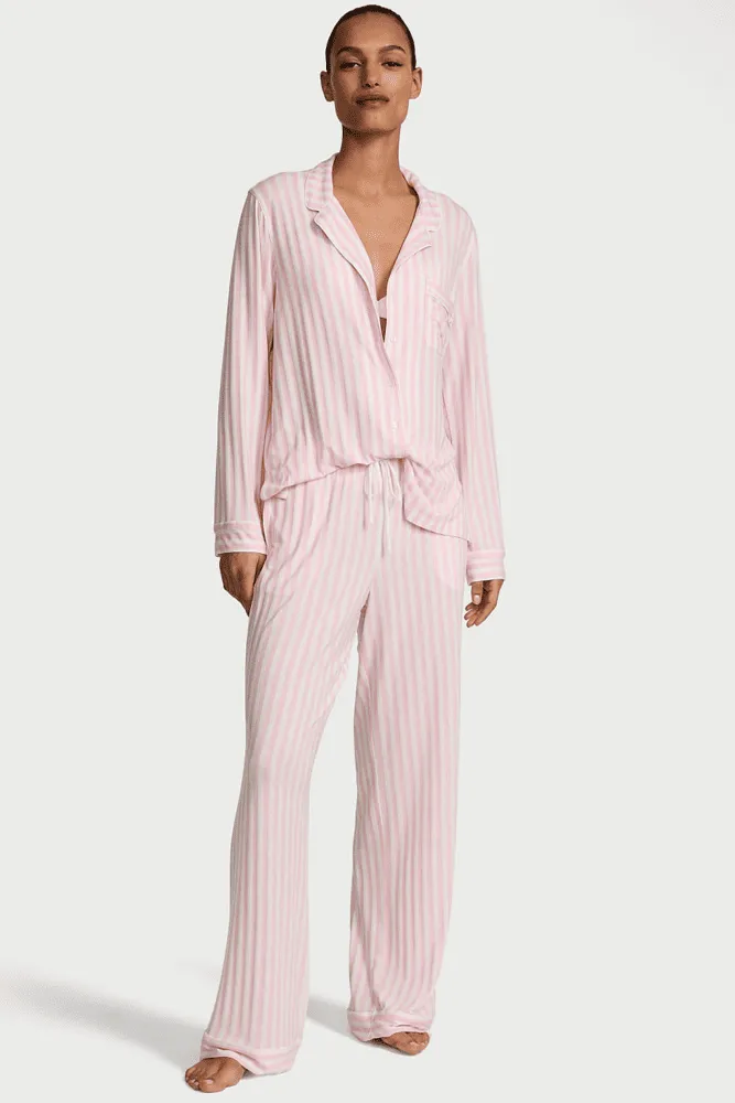 ПІЖАМА МОДАЛ ДОВГА PINK STRIPE Victoria`s Secret