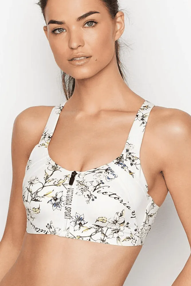 СПОРТИВНИЙ ТОП НА ЗАМКУ WHITE FLORAL Victoria`s Secret