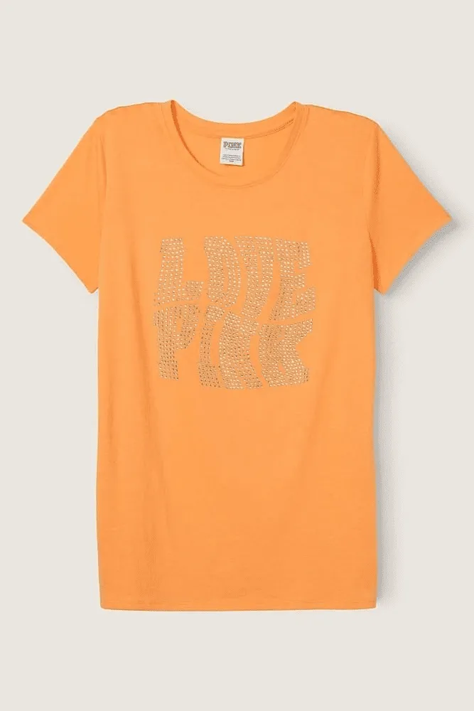 ФУТБОЛКА PEACH LOGO Victoria`s Secret