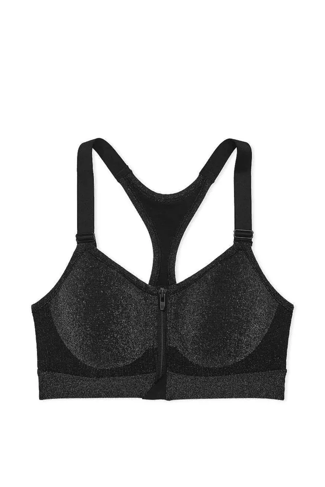СПОРТИВНИЙ ТОП НА ЗАМКУ BLACK SHIMMER Victoria`s Secret