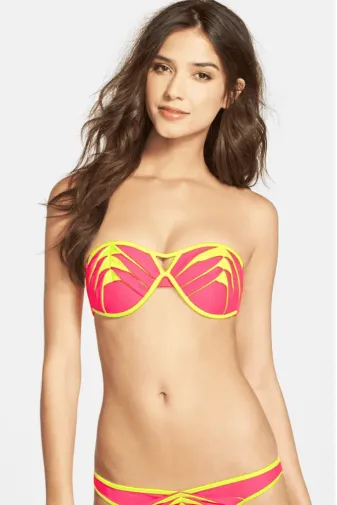 КУПАЛЬНИК NEON PINK BEACH BUNNY