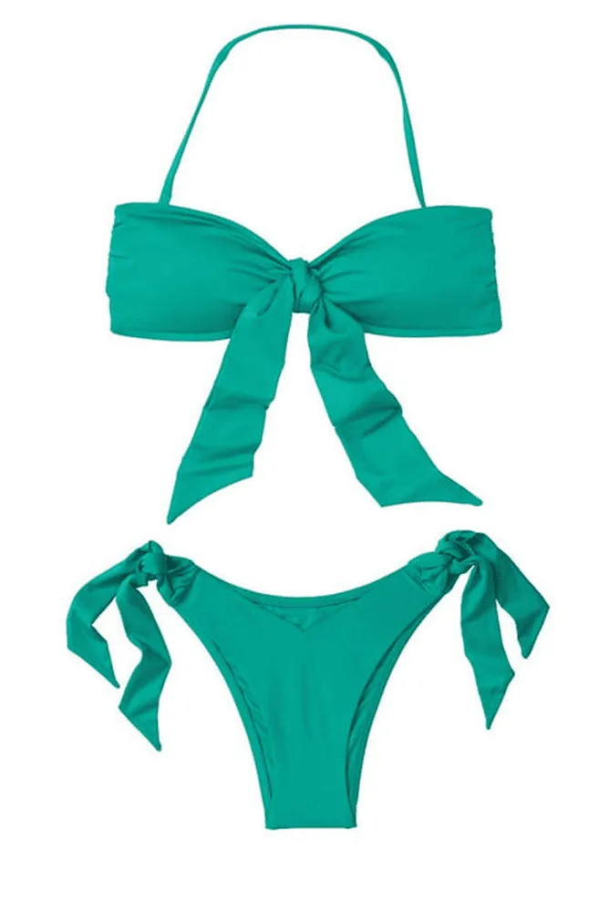 КУПАЛЬНИК БАНДО GREEN Victoria`s Secret