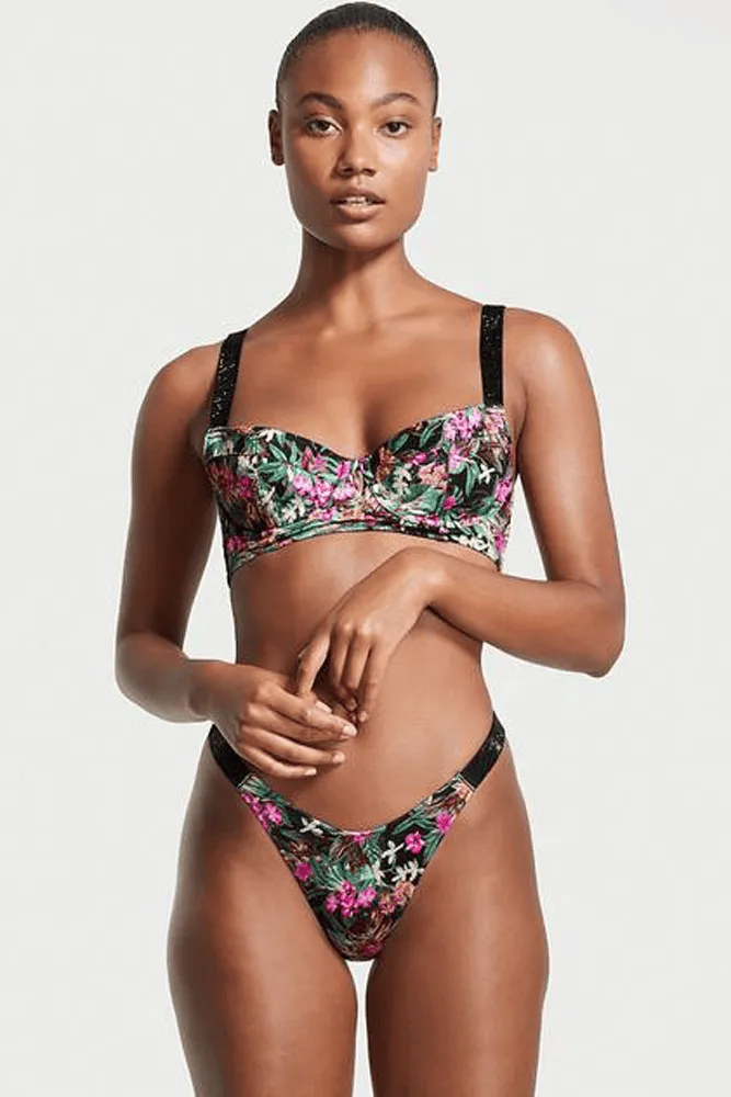 КУПАЛЬНИК ЗІ СТРАЗАМИ НА КІСТОЧКАХ PALM PRINT Victoria`s Secret