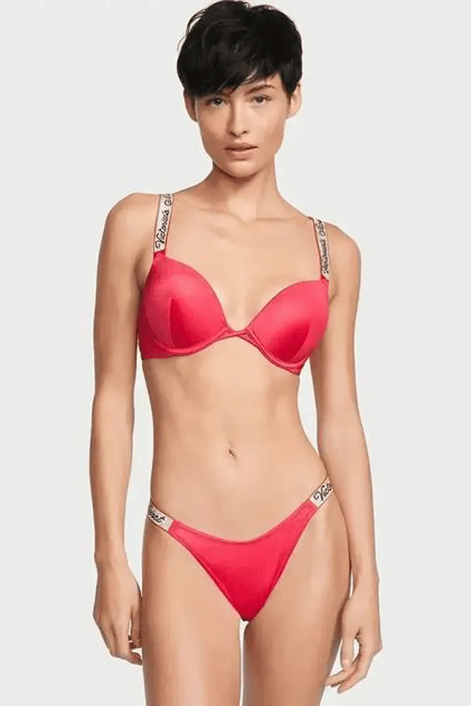 КУПАЛЬНИК ЗІ СТРАЗАМИ ПОДВІЙНИЙ ПУШ-АП STRAWBERRY Victoria`s Secret