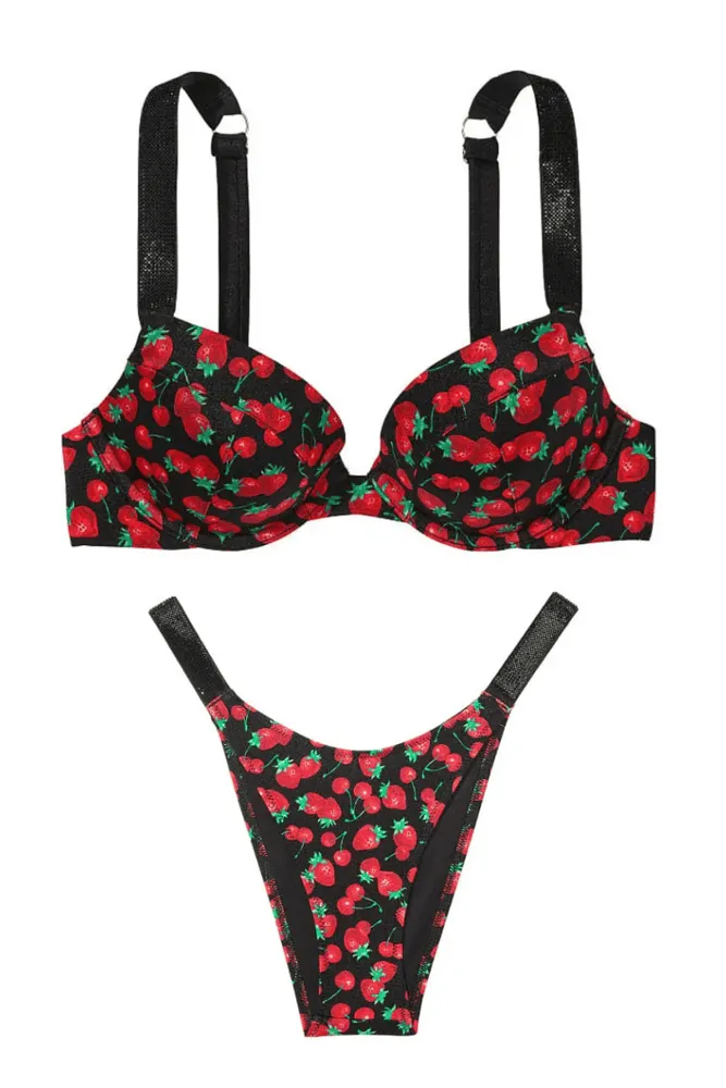 КУПАЛЬНИК ЗІ СТРАЗАМИ ПУШ-АП BERRY MIX Victoria`s Secret