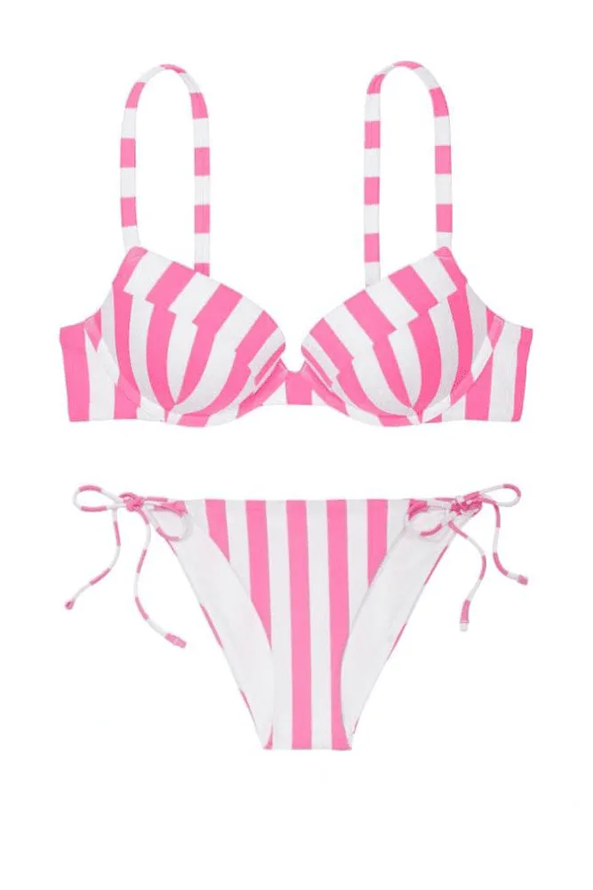 КУПАЛЬНИК ПУШ-АП PINK STRIPE Victoria`s Secret
