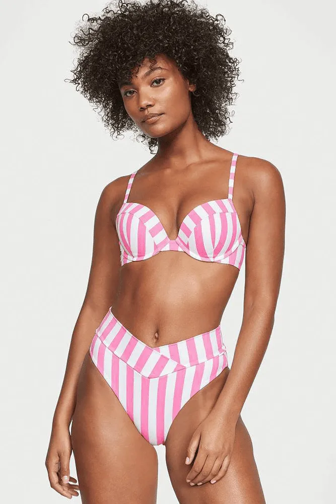 КУПАЛЬНИК ПУШ-АП PINK STRIPE Victoria`s Secret
