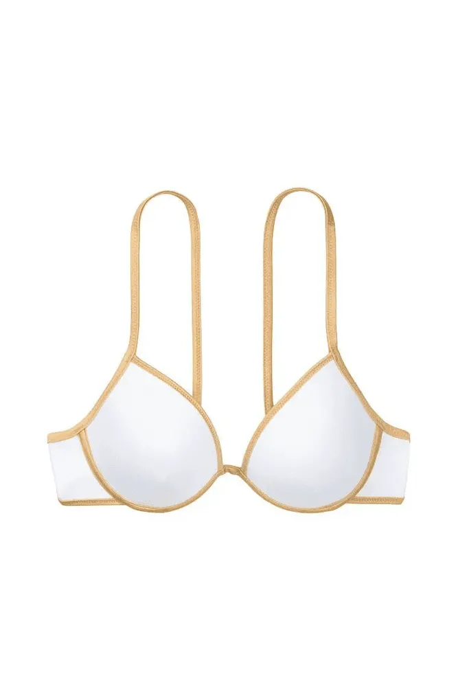 КУПАЛЬНИК ПУШ-АП WHITE/GOLD Victoria`s Secret