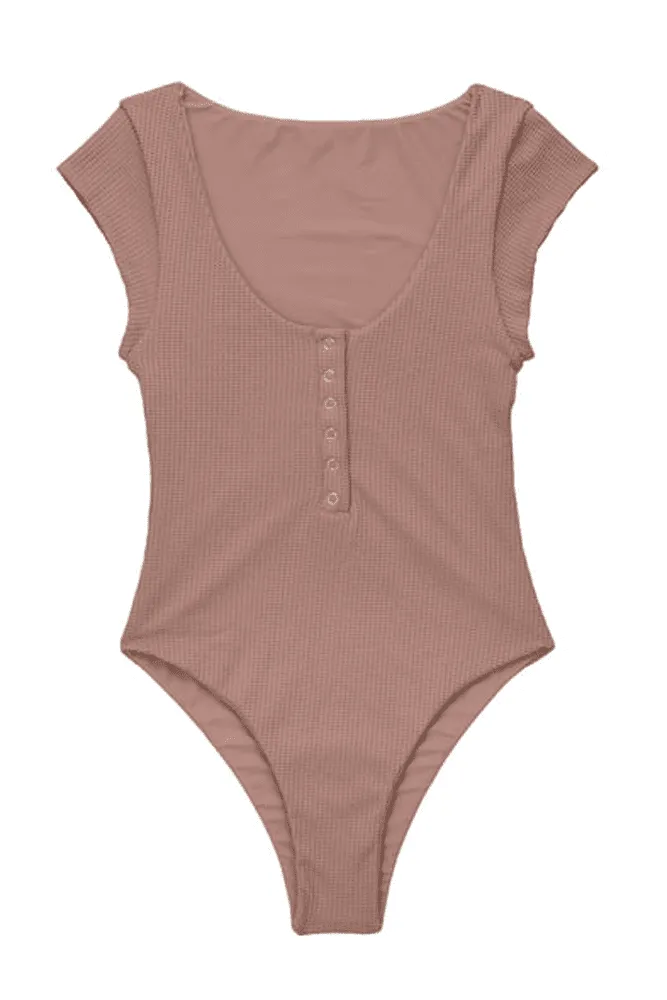 КУПАЛЬНИК СУЦІЛЬНИЙ PEACH RIBBED BEACH BUNNY