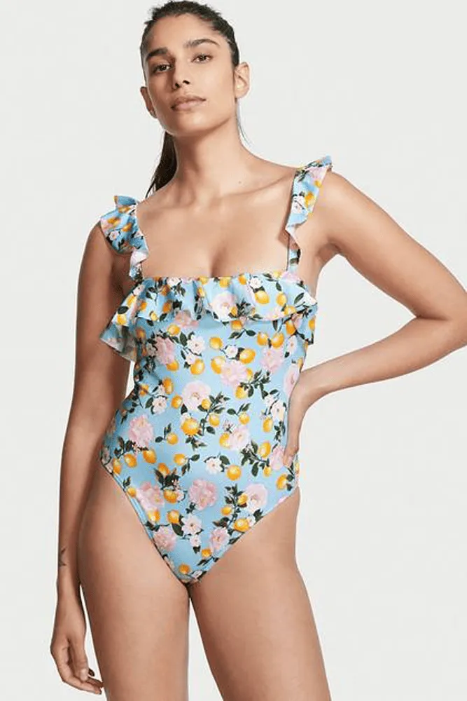 КУПАЛЬНИК СУЦІЛЬНИЙ З РЮШАМИ BLUE LEMON Victoria`s Secret