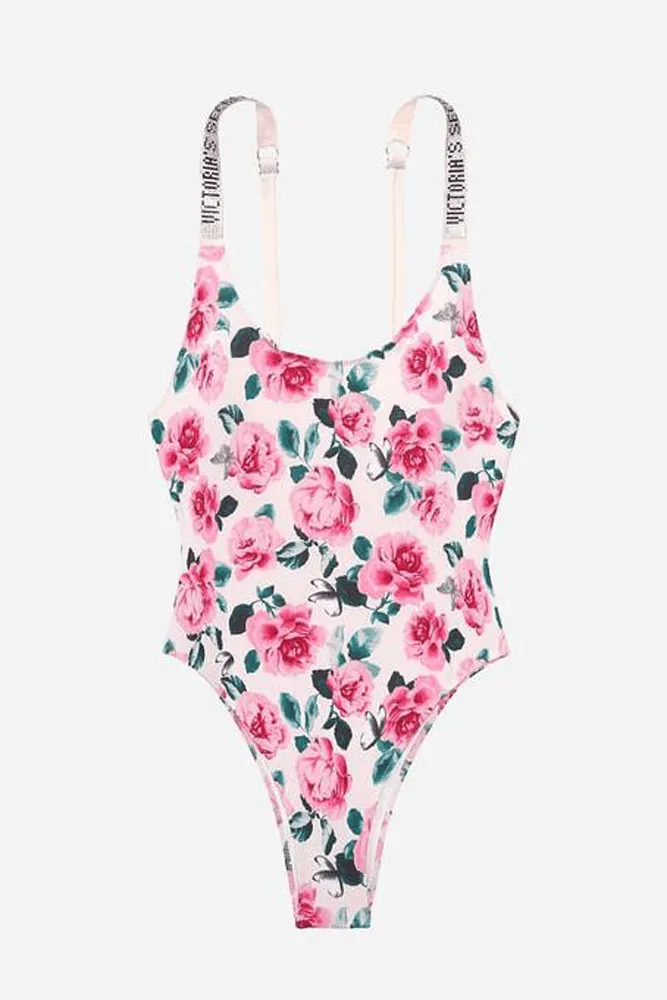КУПАЛЬНИК СУЦІЛЬНИЙ ЗІ СТРАЗАМИ ROSES Victoria`s Secret