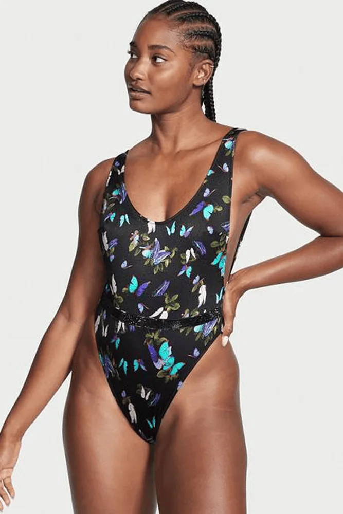 КУПАЛЬНИК СУЦІЛЬНИЙ ЗІ СТРАЗАМИ ГАРТЕР BUTTERFLY Victoria`s Secret