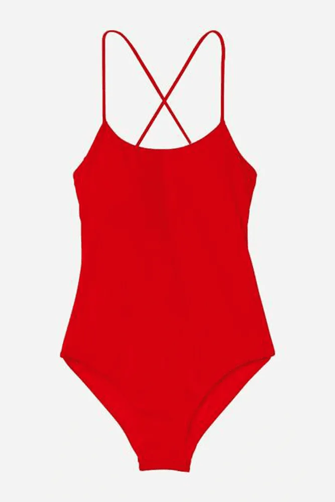 КУПАЛЬНИК СУЦІЛЬНИЙ НА ЗАВ'ЯЗКАХ RED RIBBED Victoria`s Secret