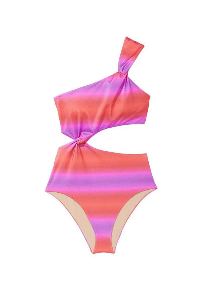 КУПАЛЬНИК СУЦІЛЬНИЙ НА ОДНЕ ПЛЕЧЕ PINK OMBRE Victoria`s Secret