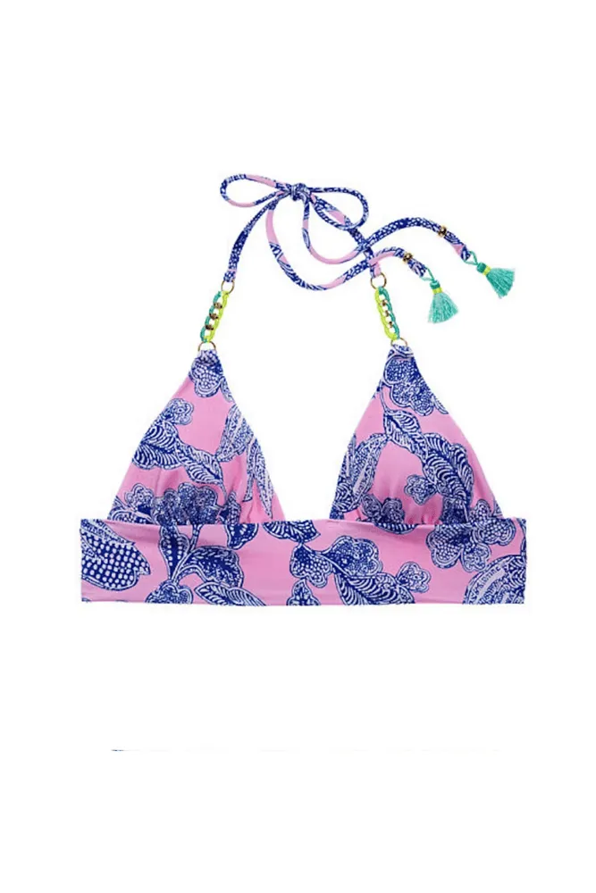 КУПАЛЬНИК ТРИКУТНИКИ BLUE PINK Victoria`s Secret