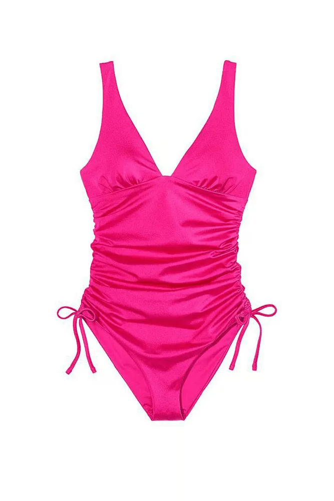 КУПАЛЬНИК СУЦІЛЬНИЙ УТЯЖКА PINK HALTER Victoria`s Secret