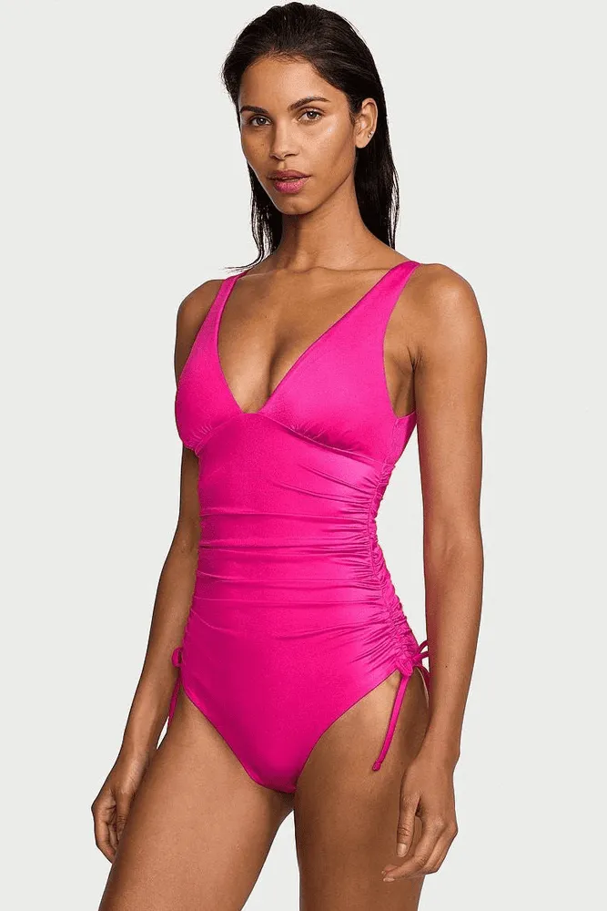 КУПАЛЬНИК СУЦІЛЬНИЙ УТЯЖКА PINK HALTER Victoria`s Secret