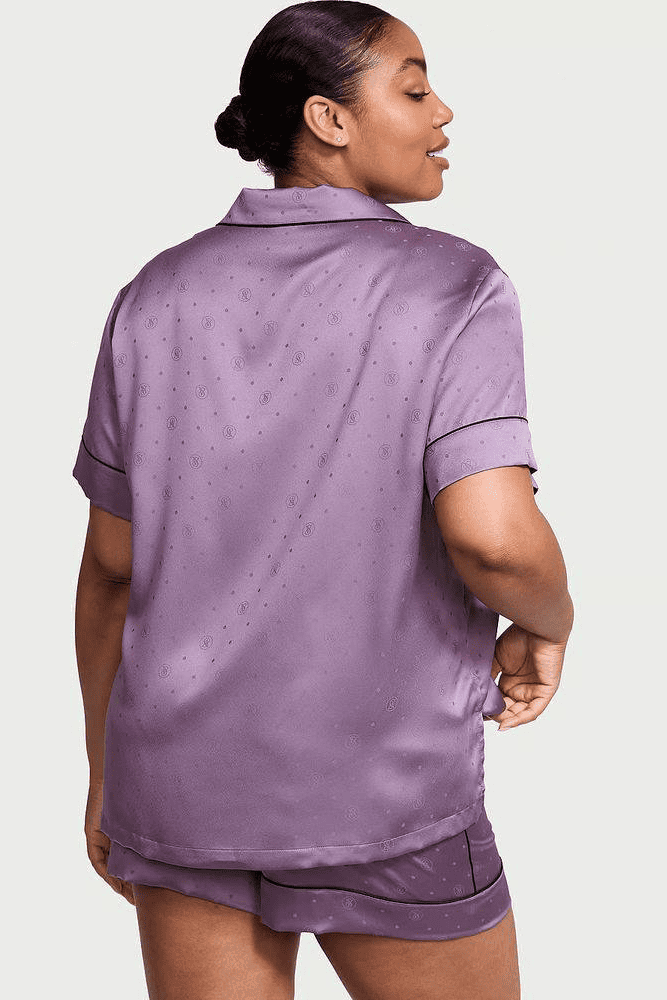 ПІЖАМА САТИН КОРОТКА PLUM LOGO Victoria`s Secret ПІЖАМА САТИН КОРОТКА PLUM LOGO Victoria`s Secret
