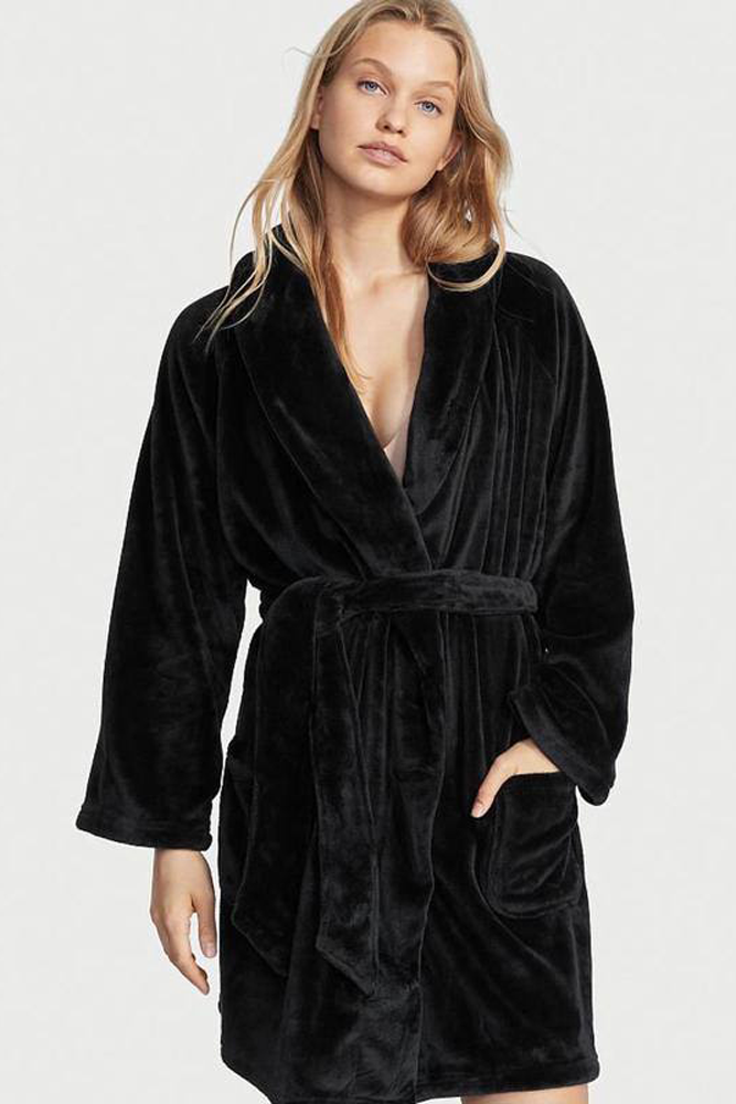 ХАЛАТ ТЕПЛИЙ BLACK Victoria`s Secret ХАЛАТ ТЕПЛИЙ BLACK Victoria`s Secret