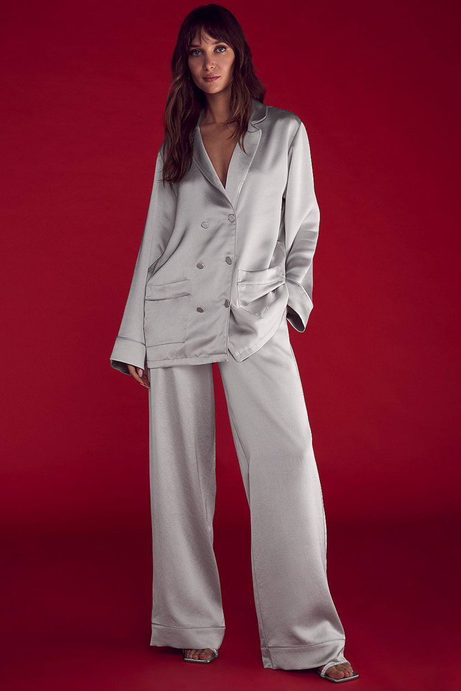 ПІЖАМА САТИН ДОВГА SILVER LUXE Victoria`s Secret ПІЖАМА САТИН ДОВГА SILVER LUXE Victoria`s Secret