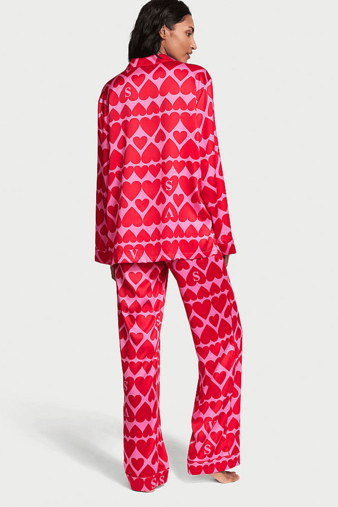 ПІЖАМА САТИН ДОВГА RED PINK HEARTS Victoria`s Secret ПІЖАМА САТИН ДОВГА RED PINK HEARTS Victoria`s Secret