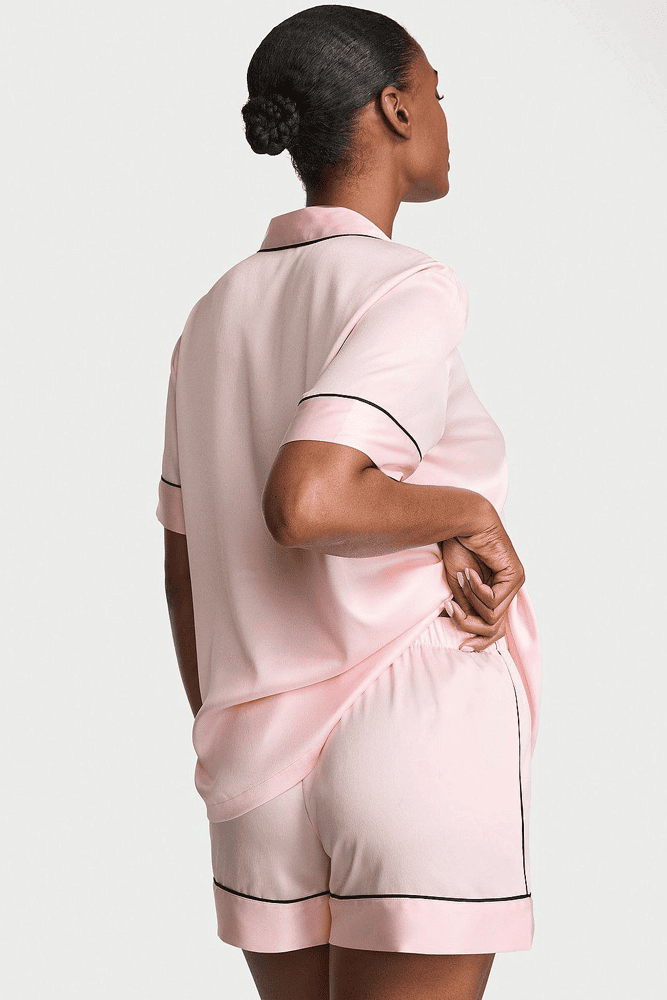 ПІЖАМА САТИН КОРОТКА ANGEL PINK COLLAR EMBR Victoria`s Secret ПІЖАМА САТИН КОРОТКА ANGEL PINK COLLAR EMBR Victoria`s Secret